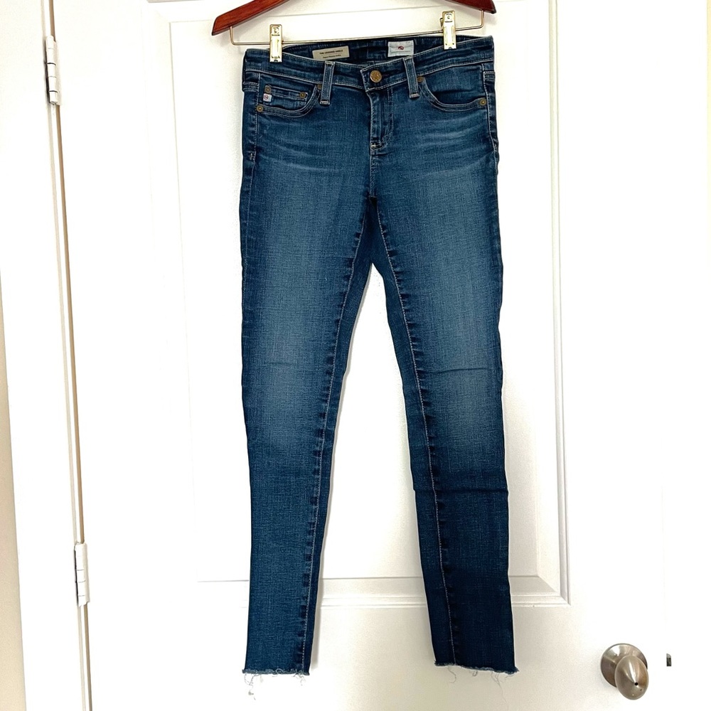 AG ankle crop skinny jeans